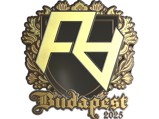 Sticker | Rare Atom (Gold) | Budapest 2025
