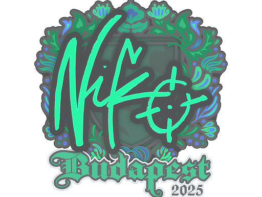Sticker | NiKo | Budapest 2025