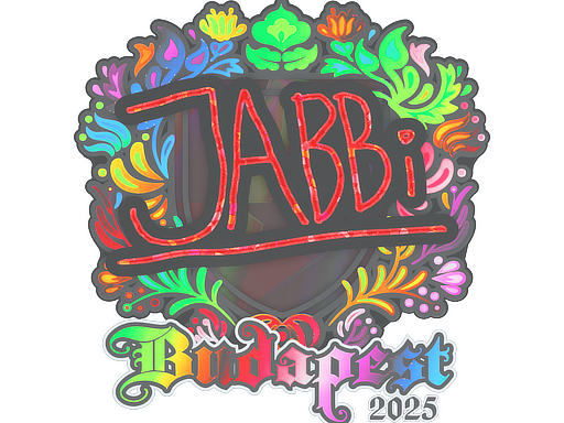 Sticker | jabbi (Holo) | Budapest 2025
