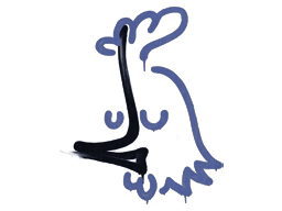 Sealed Graffiti | Recoil AK-47 (SWAT Blue)