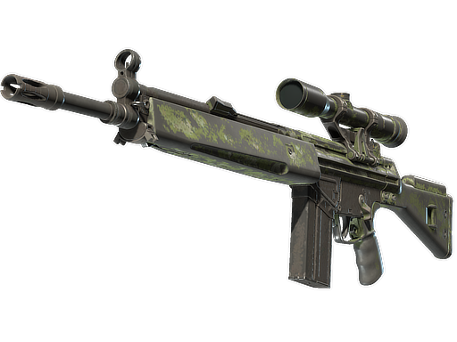 Souvenir G3SG1 | Green Cell (Battle-Scarred)