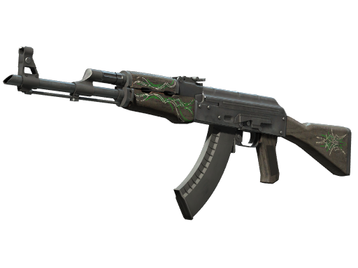 Souvenir AK-47 | Emerald Pinstripe (Battle-Scarred)