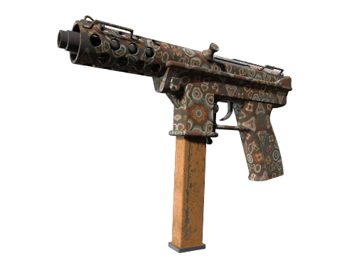 Souvenir Tec-9 | Orange Murano (Battle-Scarred)