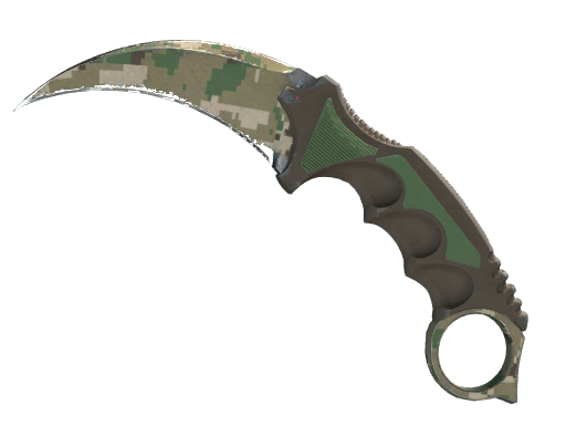 ★ StatTrak™ Karambit | Forest DDPAT (Well-Worn)