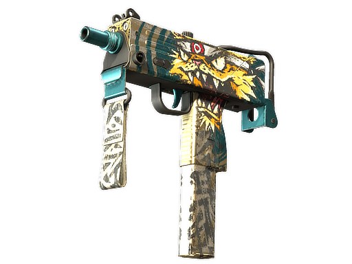Souvenir MAC-10 | Cat Fight (Well-Worn)