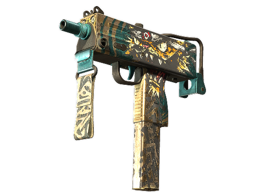 MAC-10 | Cat Fight (Battle-Scarred)
