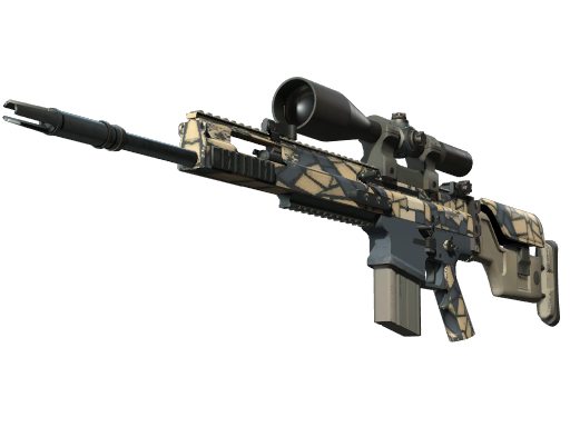 Souvenir SCAR-20 | Stone Mosaico (Minimal Wear)