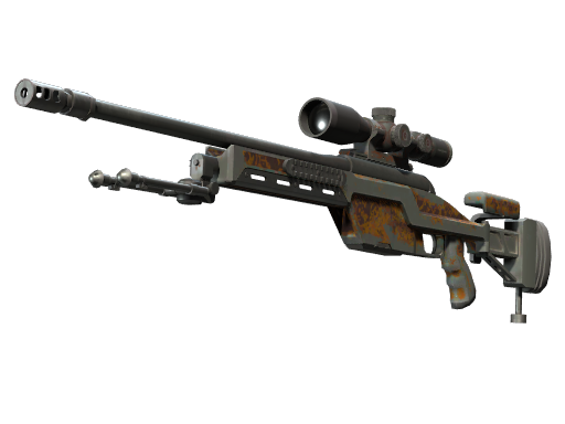 Souvenir SSG 08 | Orange Filigree (Battle-Scarred)