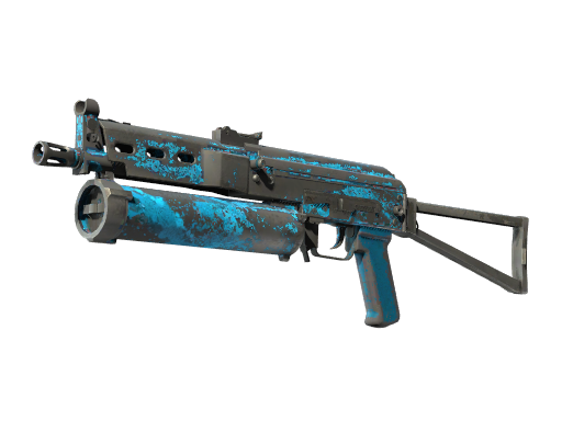 Souvenir PP-Bizon | Blue Streak (Battle-Scarred)