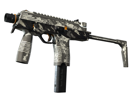 Souvenir MP9 | Arctic Tri-Tone (Battle-Scarred)