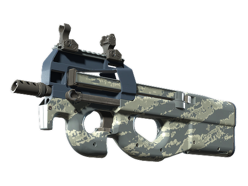 Souvenir P90 | Blue Tac (Minimal Wear)
