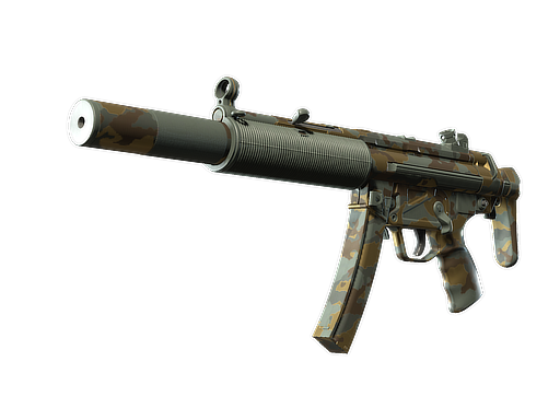 Souvenir MP5-SD | Gold Leaf (Minimal Wear)