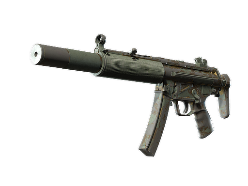 Souvenir MP5-SD | Gold Leaf (Battle-Scarred)