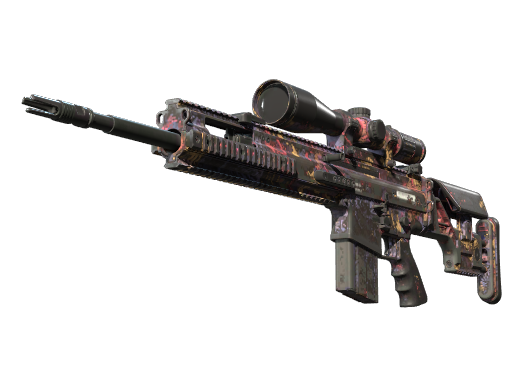 Souvenir SCAR-20 | Poultrygeist (Battle-Scarred)
