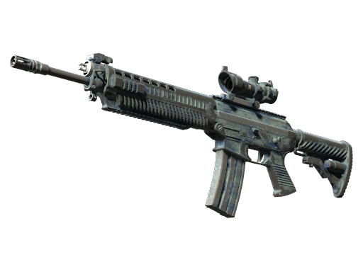 Souvenir SG 553 | Wave Spray (Battle-Scarred)