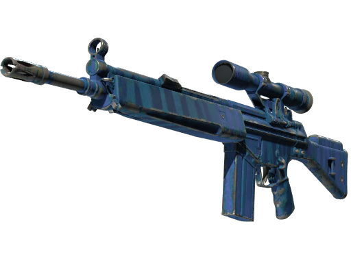 Souvenir G3SG1 | Azure Zebra (Field-Tested)