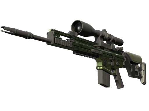Souvenir SCAR-20 | Green Marine (Minimal Wear)