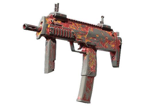 Souvenir MP7 | Coral Paisley (Battle-Scarred)