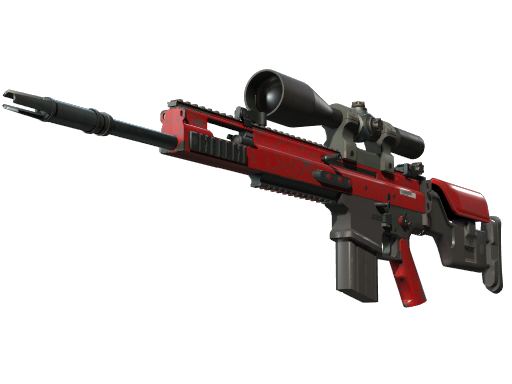 Souvenir SCAR-20 | Crimson Web (Minimal Wear)