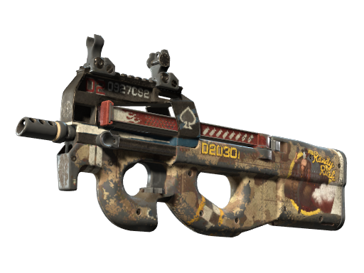 Souvenir P90 | Randy Rush (Battle-Scarred)