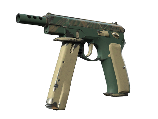 Souvenir CZ75-Auto | Green Plaid (Field-Tested)