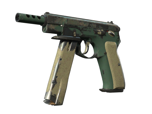 Souvenir CZ75-Auto | Green Plaid (Battle-Scarred)
