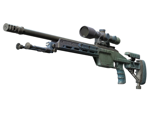 Souvenir SSG 08 | Halftone Whorl (Well-Worn)