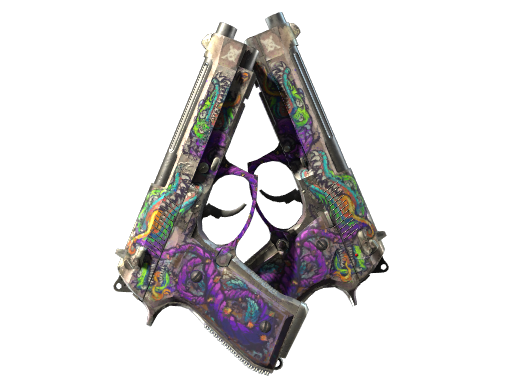 Souvenir Dual Berettas | Flora Carnivora (Battle-Scarred)