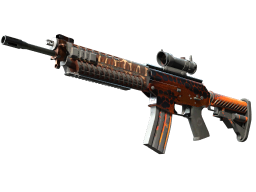 Souvenir SG 553 | Tiger Moth (Battle-Scarred)