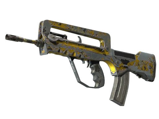 Souvenir FAMAS | Neural Net (Battle-Scarred)