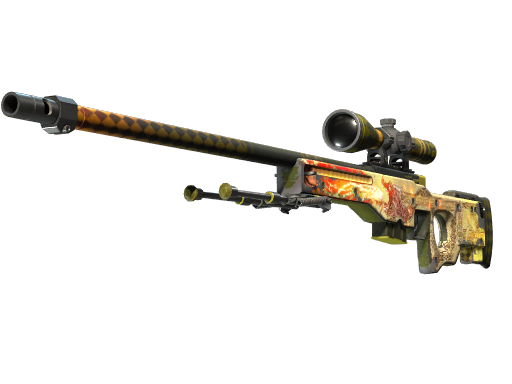 Souvenir AWP | Dragon Lore (Well-Worn)