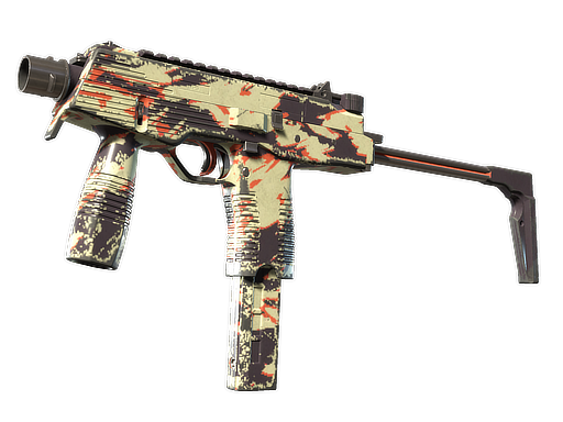 Souvenir MP9 | Shredded (Well-Worn)