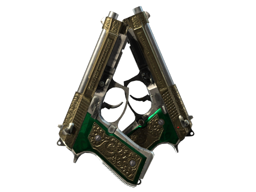 Souvenir Dual Berettas | Royal Consorts (Battle-Scarred)