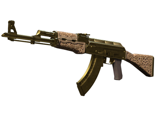 Souvenir AK-47 | Gold Arabesque (Well-Worn)