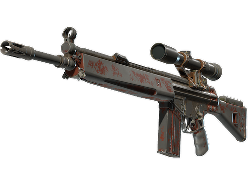 Souvenir G3SG1 | Red Jasper (Battle-Scarred)