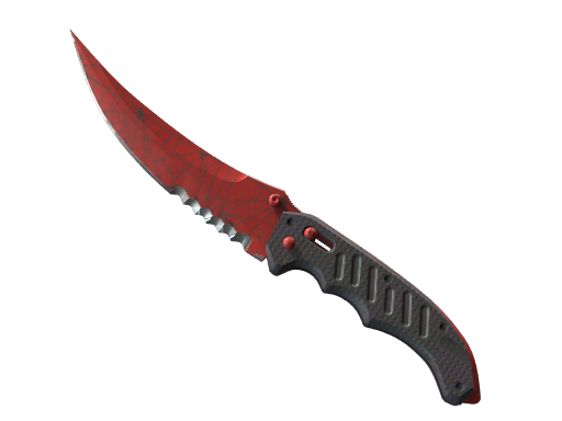 ★ StatTrak™ Flip Knife | Crimson Web (Factory New)