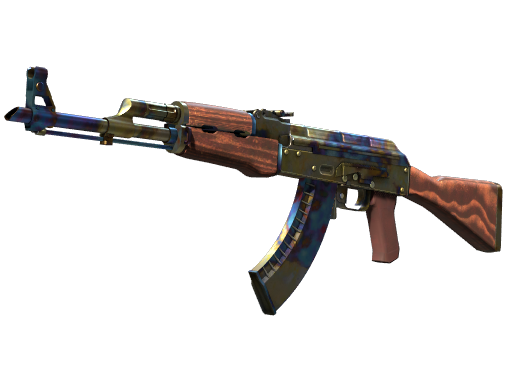 Souvenir AK-47 | Case Hardened (Well-Worn)