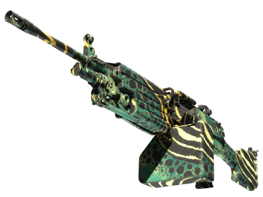 Souvenir M249 | Emerald Poison Dart (Minimal Wear)