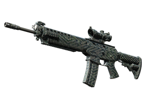 Souvenir SG 553 | Barricade (Well-Worn)