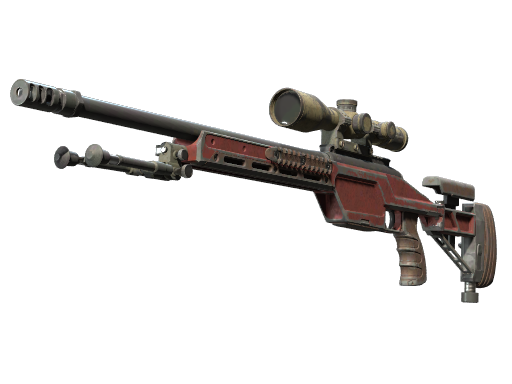 Souvenir SSG 08 | Red Stone (Battle-Scarred)