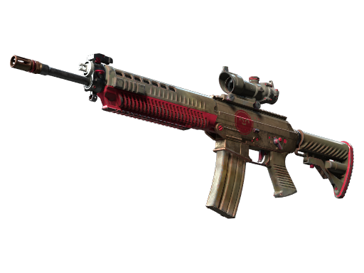 Souvenir SG 553 | Berry Gel Coat (Field-Tested)