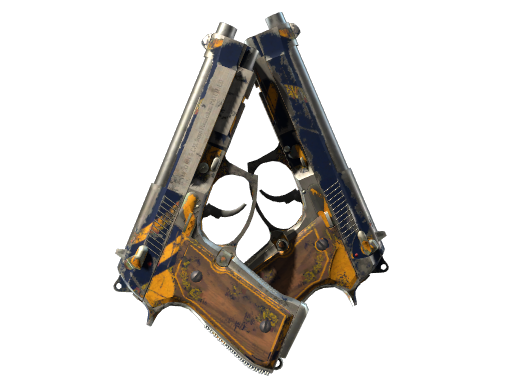 Souvenir Dual Berettas | Marina (Battle-Scarred)