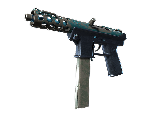 Souvenir Tec-9 | Blue Blast (Battle-Scarred)