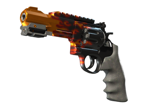 Souvenir R8 Revolver | Blaze (Minimal Wear)