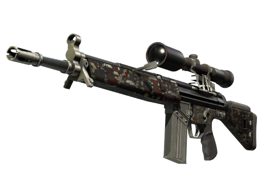 Souvenir G3SG1 | Digital Mesh (Battle-Scarred)
