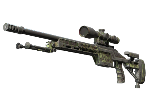 Souvenir SSG 08 | Lichen Dashed (Battle-Scarred)