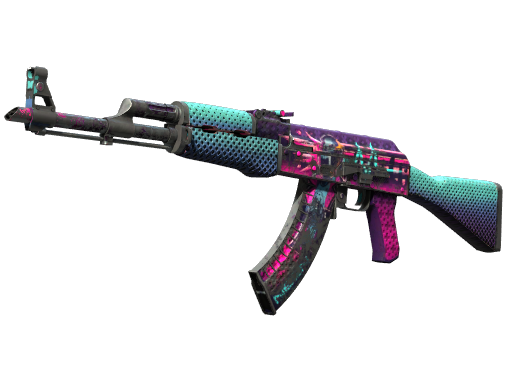 Souvenir AK-47 | Neon Rider (Battle-Scarred)