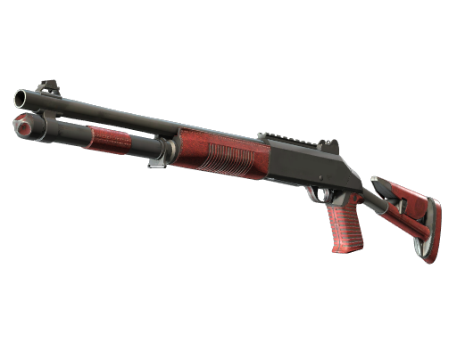 Souvenir XM1014 | Red Leather (Battle-Scarred)
