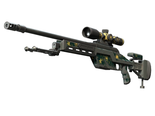 Souvenir SSG 08 | Sea Calico (Battle-Scarred)