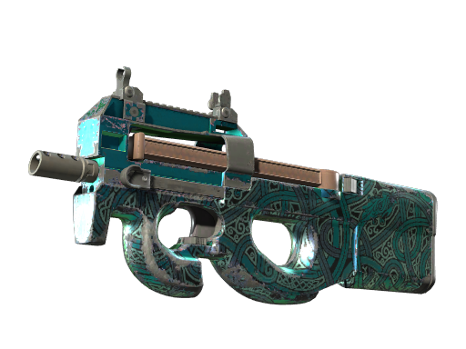 Souvenir P90 | Astral Jörmungandr (Well-Worn)
